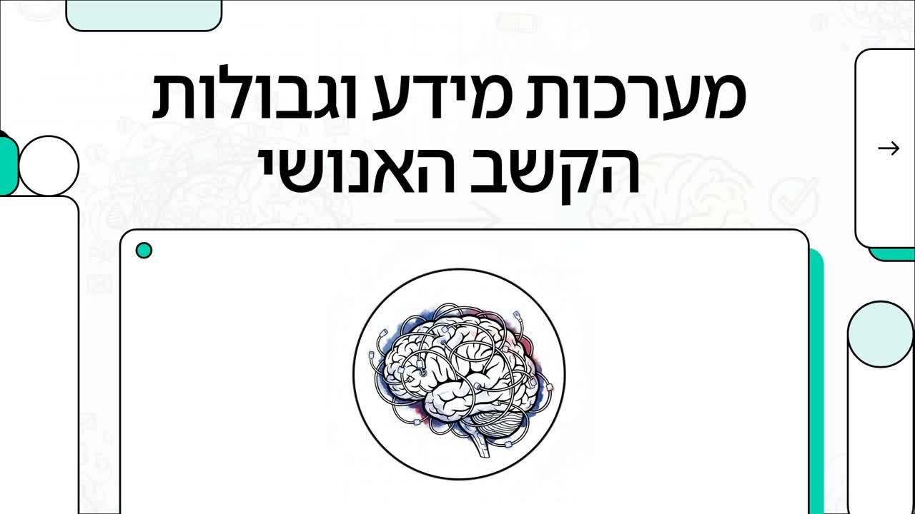 מערכות מידע וגבולות הקשב האנושי